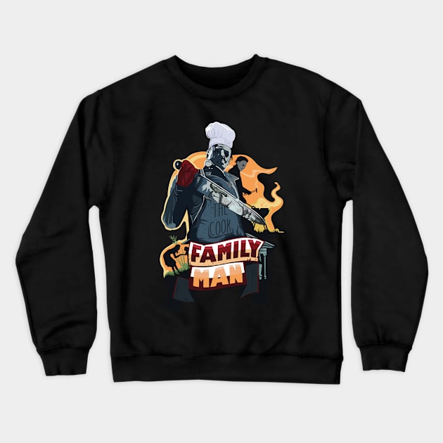 Family Man Crewneck Sweatshirt by Frajtgorski